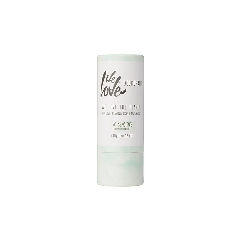 We Love The Planet – natürlicher Deo-Stick So Sensitive 40g (ohne Natron und hypoallergen) 6 x 40g Jetzt Bestellen