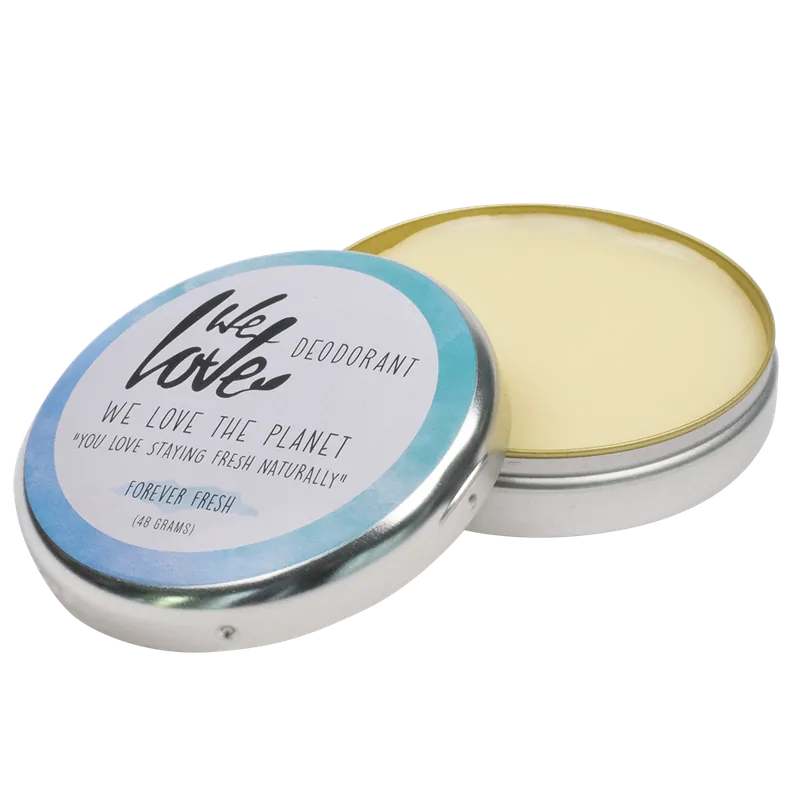 We Love The Planet – Natürliche Deocreme – Forever Fresh 6 x 48g Original