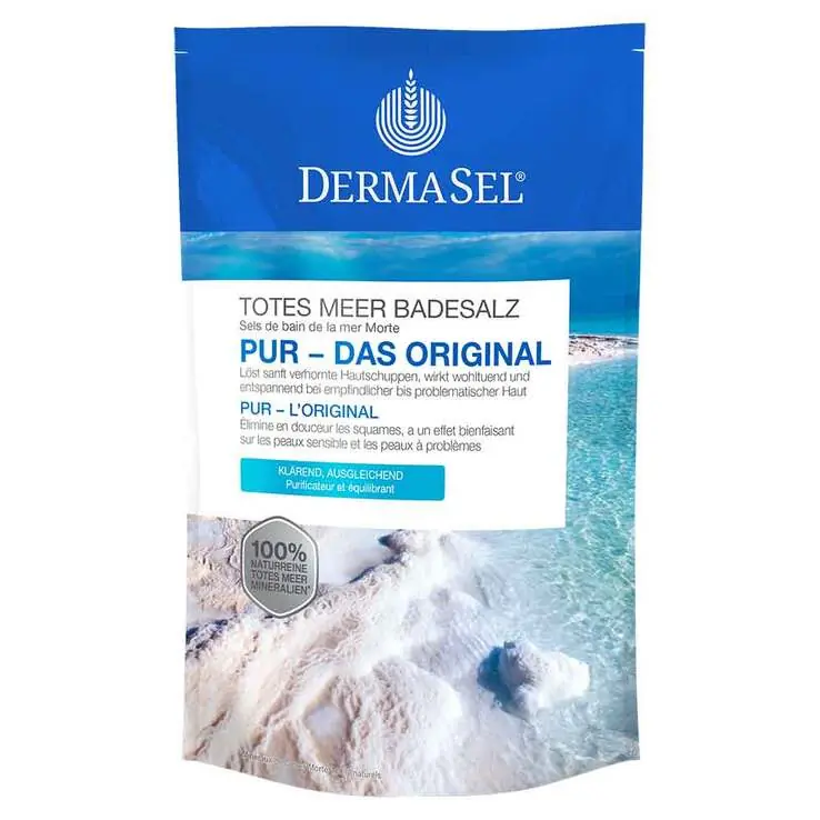 Garantierte Lieferung Dermasel Totes Meer Badesalz Pur, 500 g