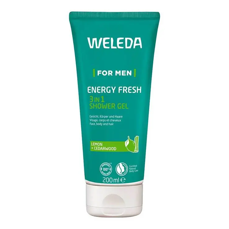 Weleda for Men Energy Fresh 3in1 Shower Gel, 200 ml Letzte Chance