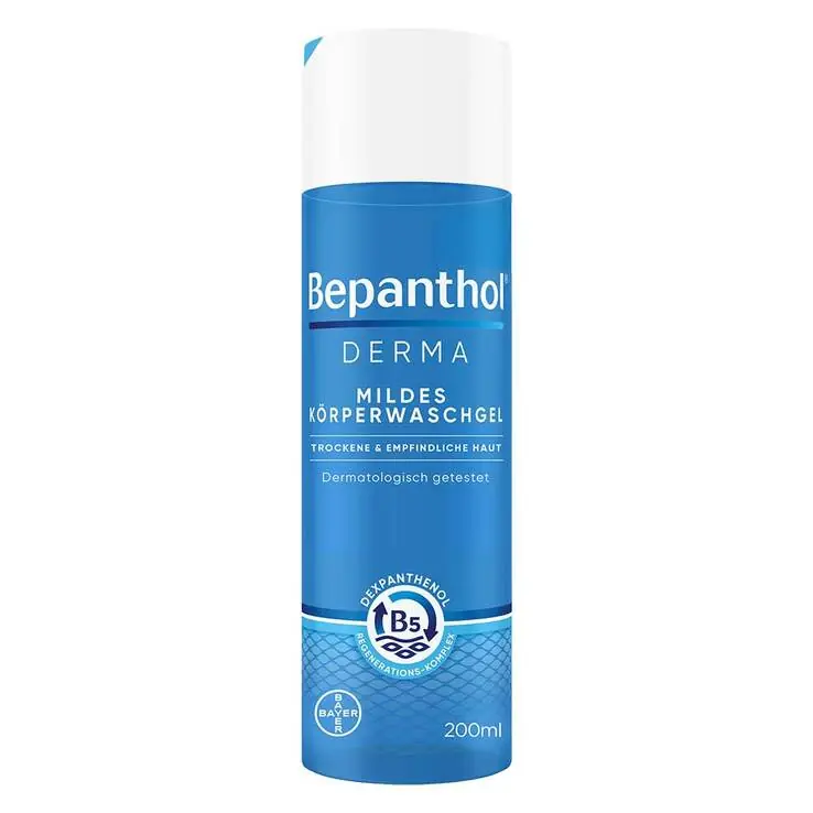 Bepanthol Derma mildes Körperwaschgel, 1X200 ml Neue Ware