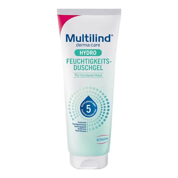 Multilind Dermacare Hydro Feuchtigkeits-Duschgel, 250 ml Weltweiter Versand