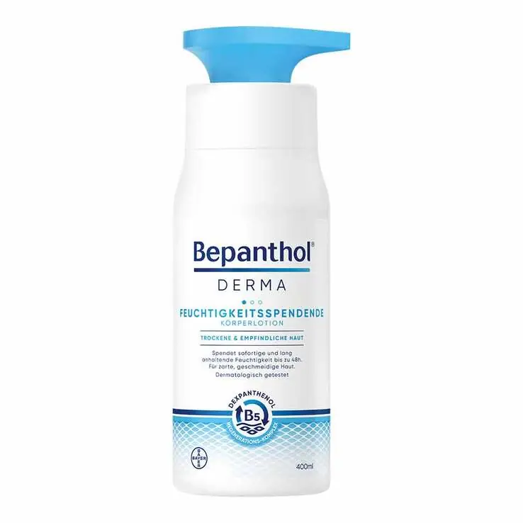 Meistverkauft Bepanthol Derma feuchtigkeitsspendende Körperlotion, 1X400 ml