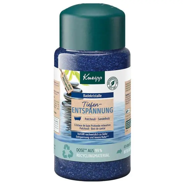 Kneipp Badekristalle Tiefenentspannung Patchouli, 600 g Zertifiziert