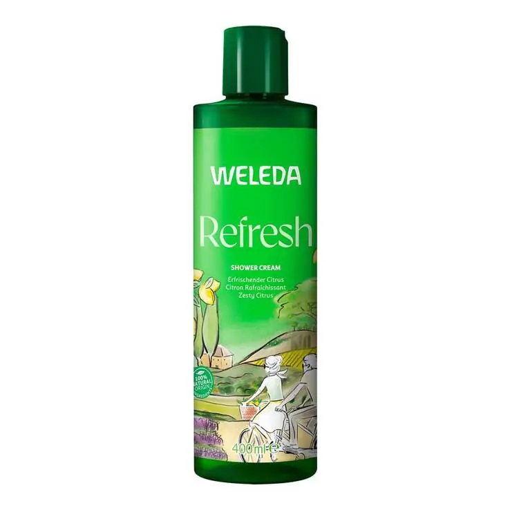 Weleda Refresh Shower Cream Citrus, 400 ml Weltweiter Versand