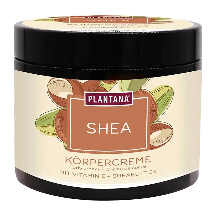 Günstig Plantana Shea Körpercreme Sheabutter mit Vitamin-E, 500 ml