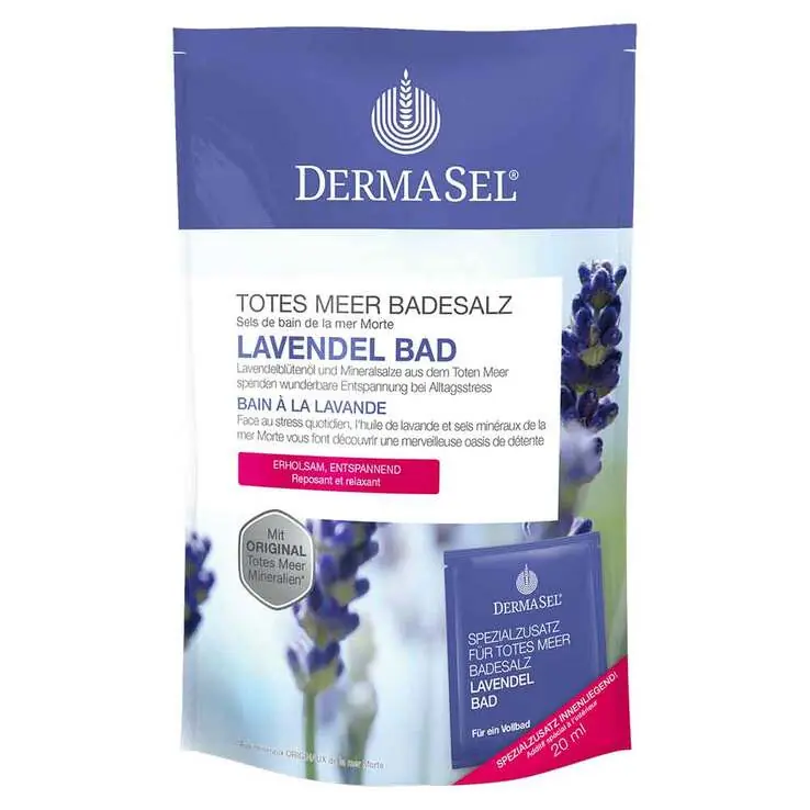 Premium Dermasel Spa Totes Meer Badesalz Lavendel Bad, 1 P