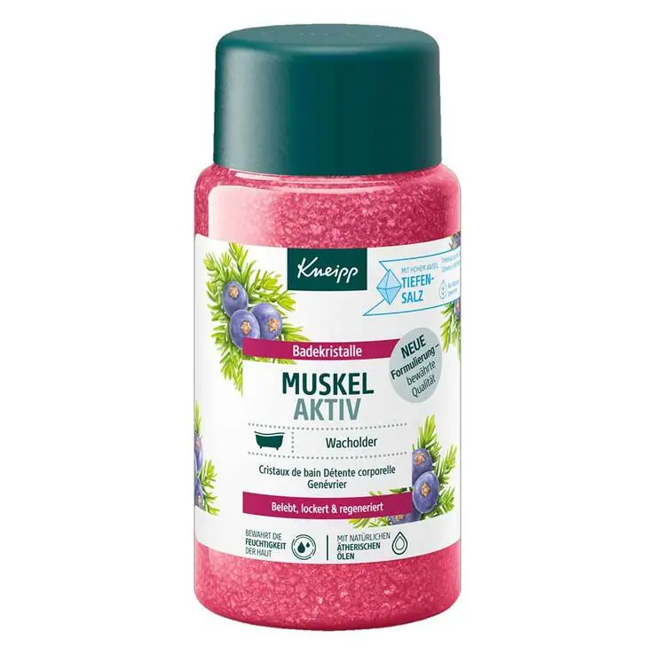 Zertifiziert Kneipp Badekristalle Muskel Aktiv, 600 g