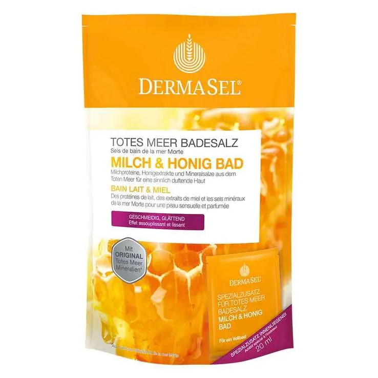 Dermasel Spa Totes Meer Badesalz Milch & Honig, 1 P Super-Preis
