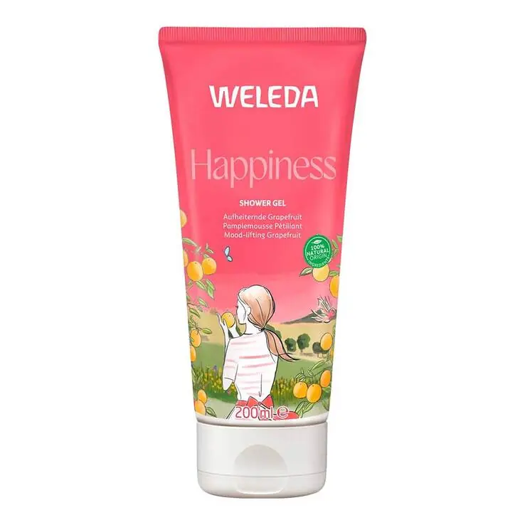 Weleda Happiness Shower Gel Grapefruit, 200 ml Neu