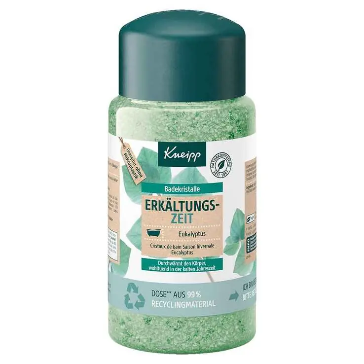 Kneipp Badekristalle Erkältungszeit Eukalyptus, 600 g Echt