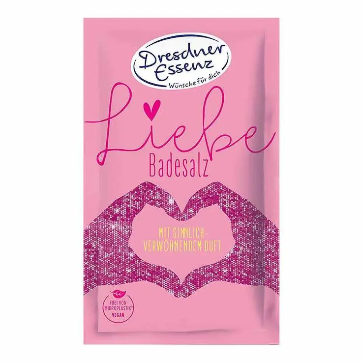 Dresdner Essenz Badesalz Liebe, 60 g Limited Edition
