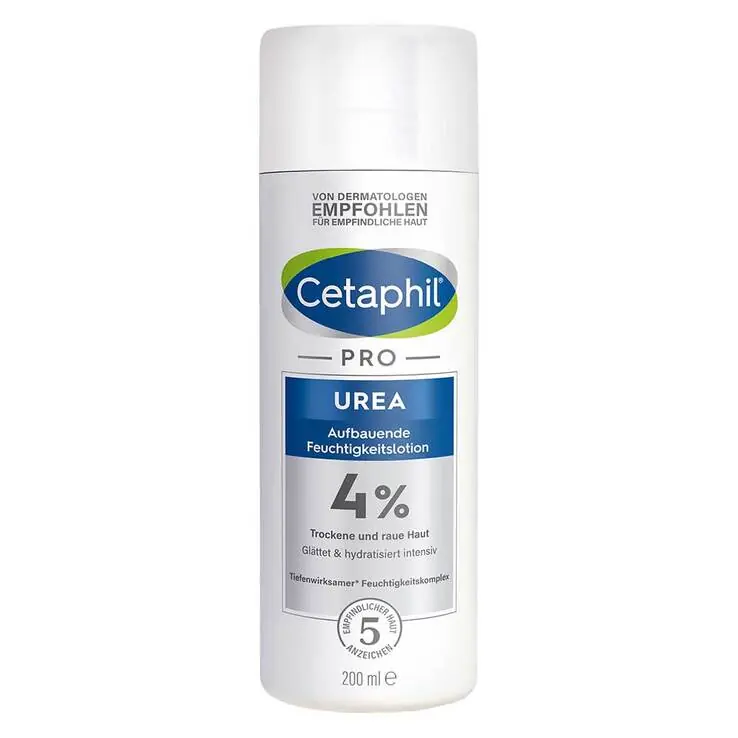 Kostenloser Versand Cetaphil Pro Urea 4% aufbauende Feuchtigkeitslotion, 200 ml