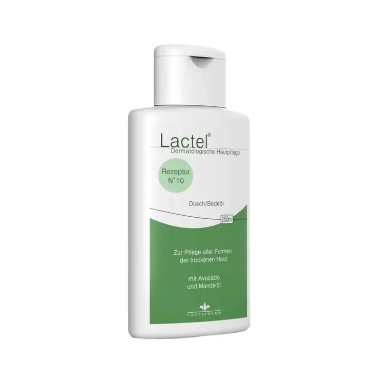 Weltweiter Versand Lactel Nr.10 Dusch/Badeöl, 250 ml