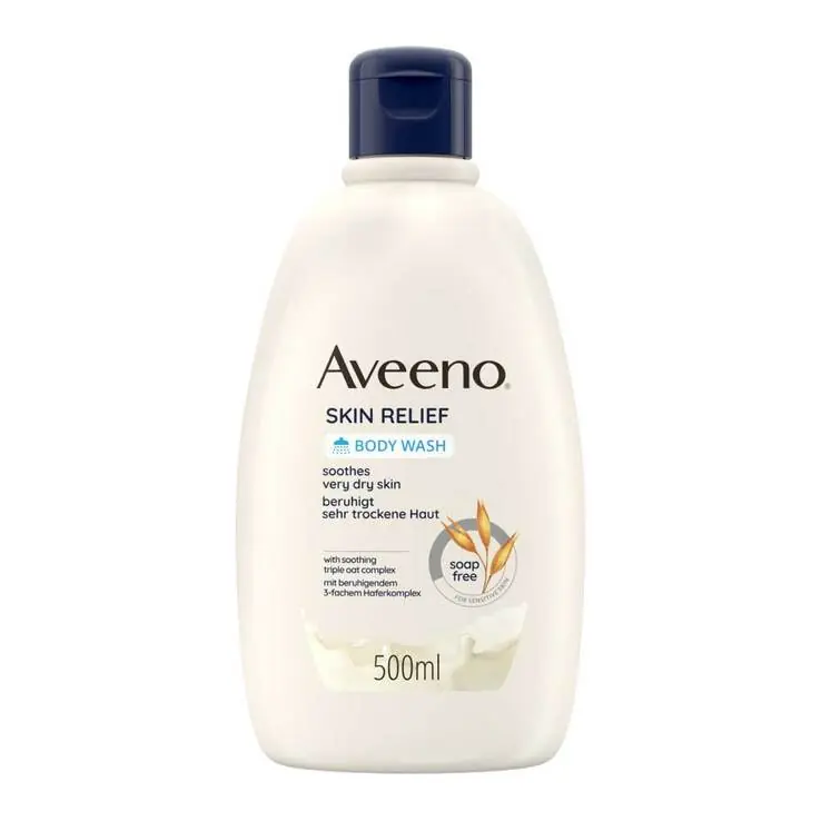 Geprüft Aveeno Skin Relief seifenfreies Duschgel, 500 ml