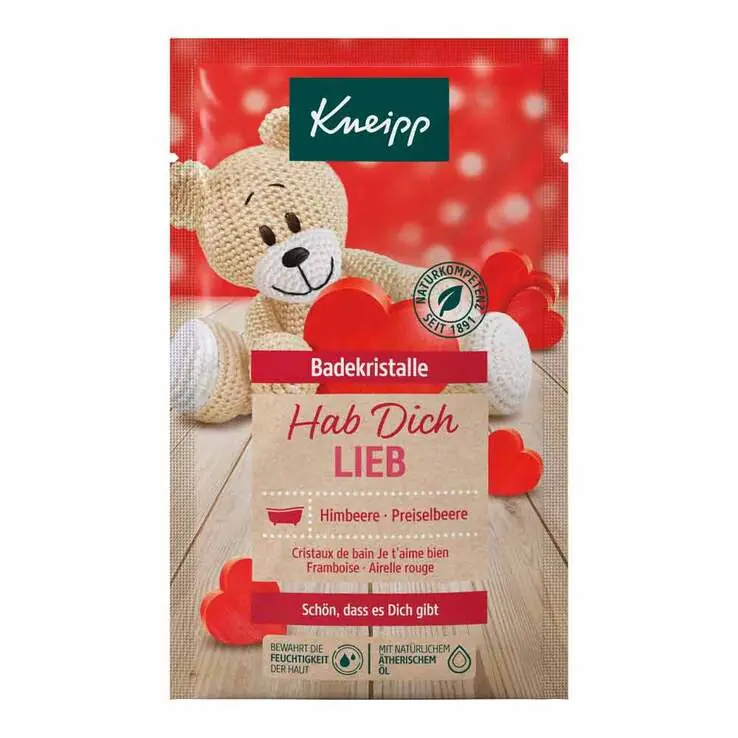 Versand Am Gleichen Tag Kneipp Badekristalle Hab dich lieb, 60 g