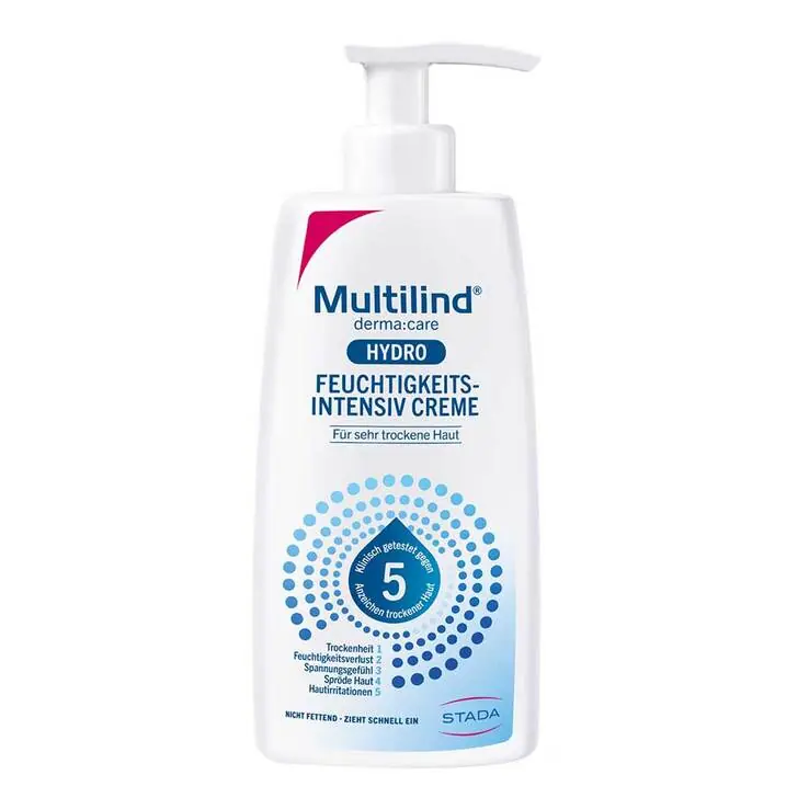 Saisonangebot Multilind Dermacare Hydro Feuchtigkeits-Intensiv Creme, 250 ml