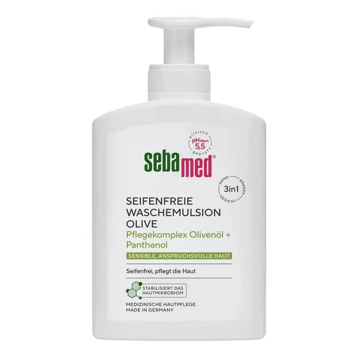 Ab Werk Sebamed Waschemulsion Oliven + Panthenol, 200 ml