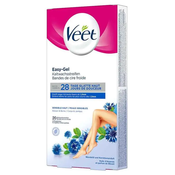 Veet Enthaarungsstreifen sensitive, 10X2 St Neue Kollektion