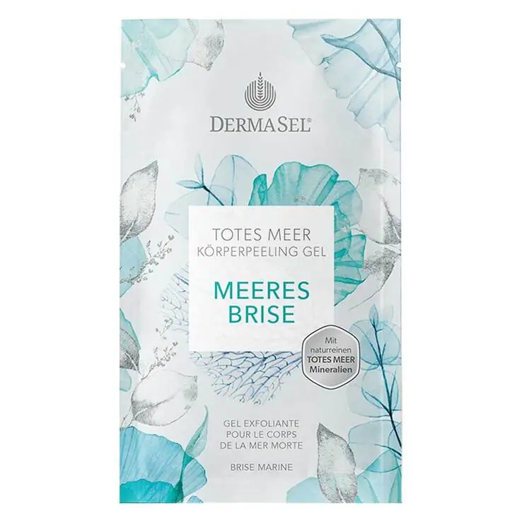 Kostenloser Rückversand Dermasel Totes Meer Körperpeeling Gel Meeresbrise, 35 ml