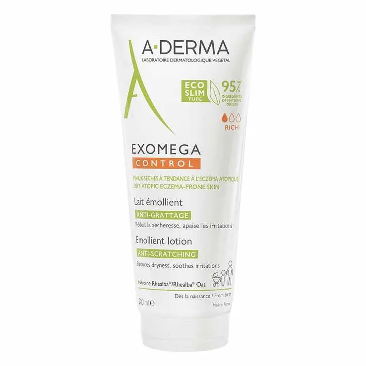 A-Derma Exomega Control Milch rückfettend, 200 ml Sonderaktion