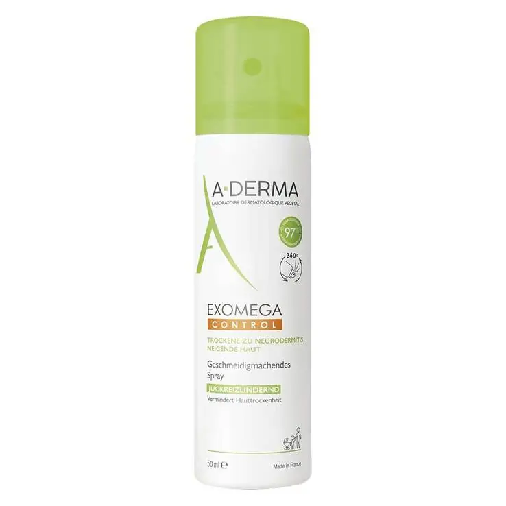 A-Derma Exomega Control Spray rückfettend, 50 ml Echt