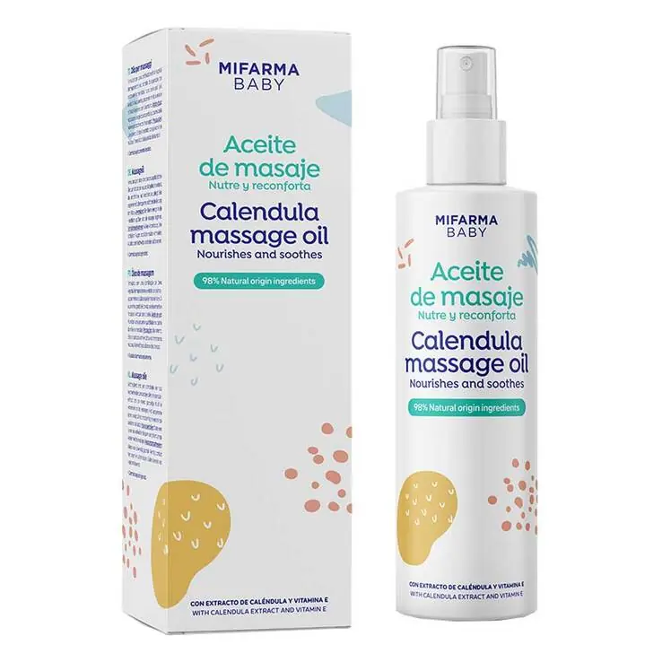 Top-Qualität Mifarma Körperöl mit Ringelblume, 200 ml