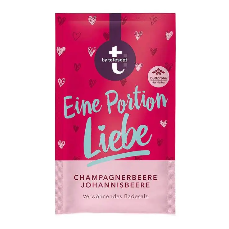 Sonderangebot t by tetesept Badesalz Eine Portion Liebe, 60 g