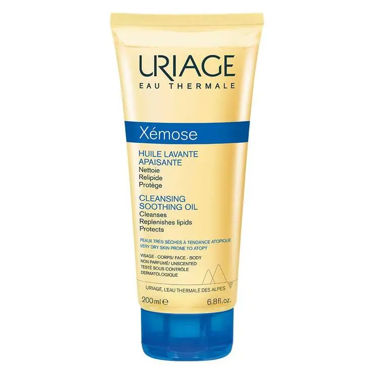 Zertifiziert Uriage Xemose beruhigendes Duschöl seifenfrei, 200 ml