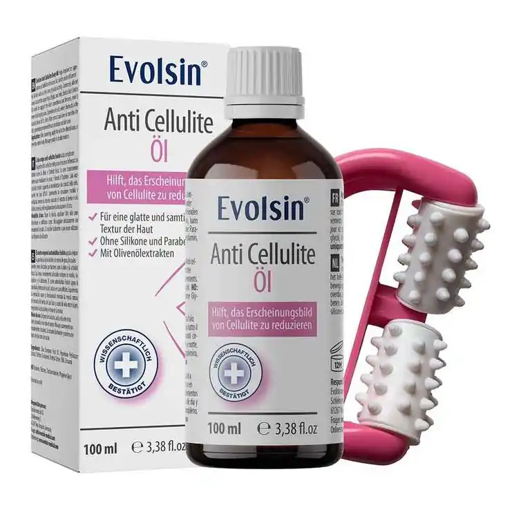 Evolsin Cellulite Öl mit Massageroller, 100 ml Must-Have