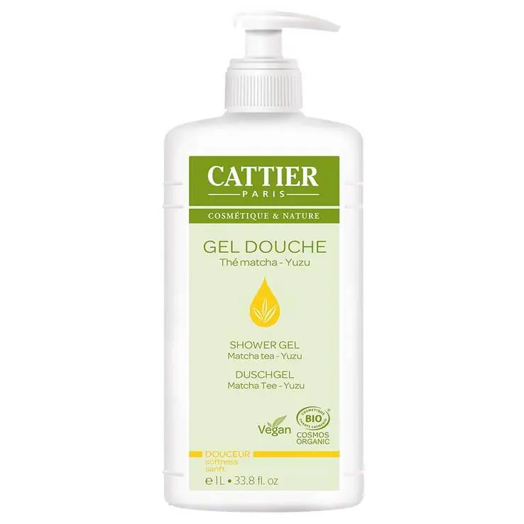 Cattier Duschgel Matcha Tee Yuzu, 1000 ml Neu