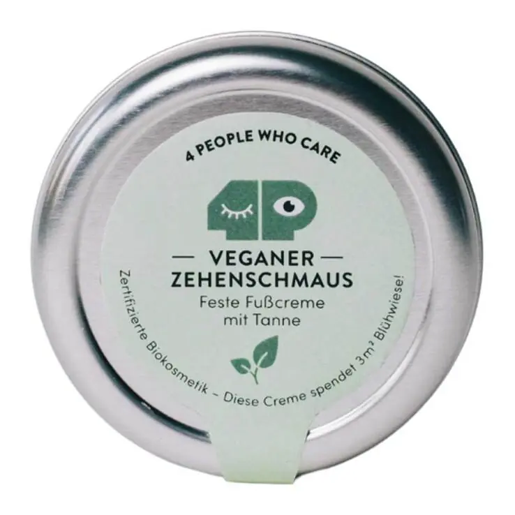 Veganer Zehenschmaus Fußcreme mit Tanne, 40 g Im Trend
