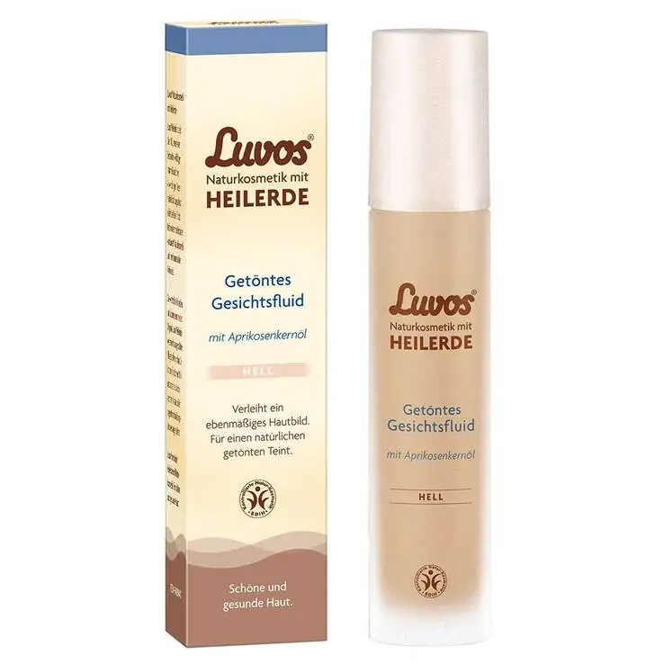 Luvos Naturkosmetik getöntes Gesichtsfluid hell, 50 ml Expressversand
