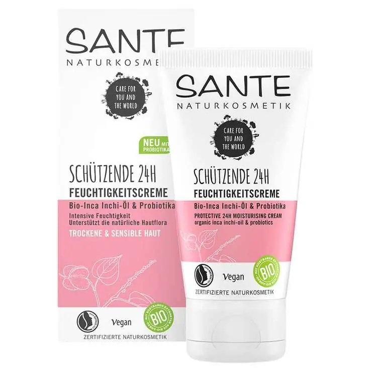 Aktuell Sante 24h Feuchtigkeitscreme Inchi-Öl & Probiotika, 50 ml