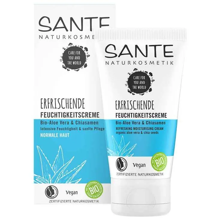 Sante Feuchtigkeitscreme Bio-Aloe Vera & Chiasamen, 50 ml Schnäppchen