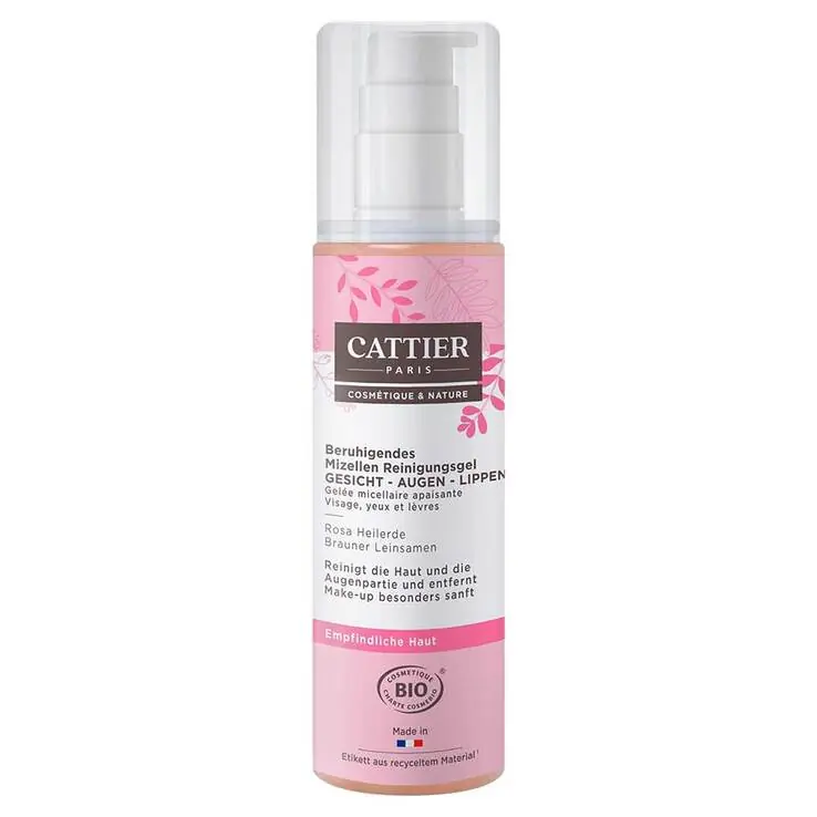 Cattier beruhigendes Mizellen Reinigungsgel für Gesicht, Augen und Lippen, 200 ml Ab Werk