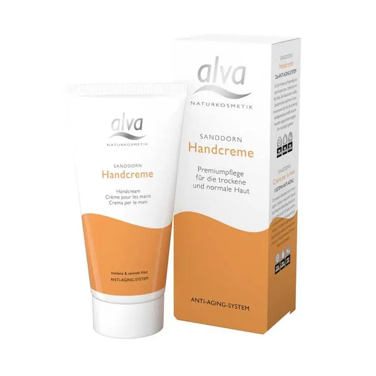 Sanddorn Handcreme alva, 50 ml Hochwertig