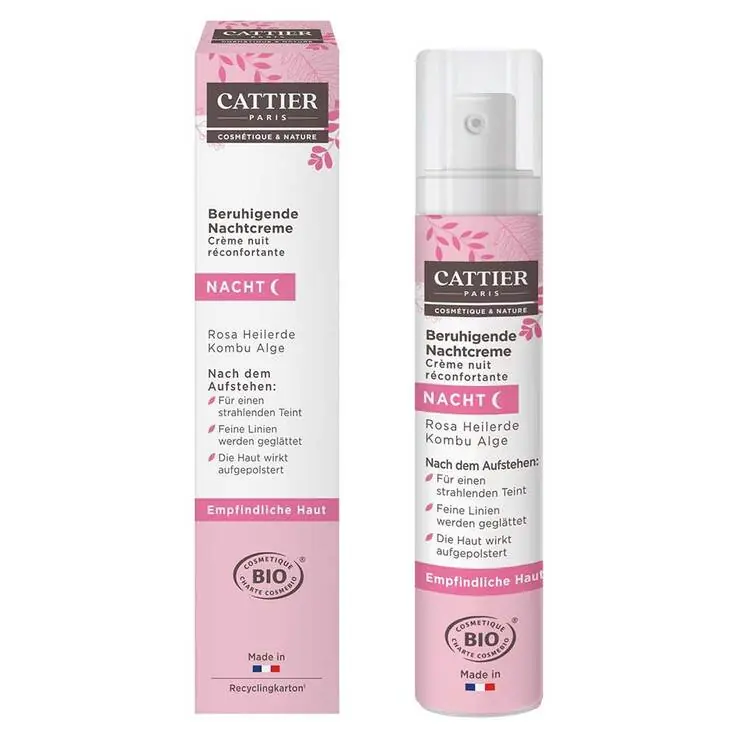 Geld-Zurück-Garantie Cattier Tendre cocon beruhigende Nachtcreme, 50 ml